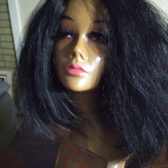 Black Synthetic Wig - Picture 3 of 3